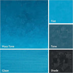 Tusc & Pine Artist Oil Paint - Cerulean Blue, 150 ml, Non-Yellowing, Rich & Creamy Consistency, Maximum Pigment Load, Small Batch Milled Oil Paints Made in the USA for Professional Artists
