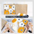 INNOVIATO Punch Needle Kit – Punch Needle Kits Adults Beginner – Big & Funtional Embroidery Set – Craft Kits for Adults – Embroidery Kit Beginner – DIY Tote Bag – Reusable Tote – Handmade Gift Idea