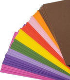 Crafare 8.5x5.5inch Colorful Foam Sheets Crafts 20 Assorted Colors 92 Pack 2mm Thick EVA Foam Sheet for School Project Supply Scrapbooking DIY Cosplay Handcraft