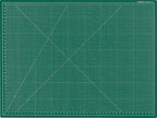 Dahle Vantage 10474 Premium Self-Healing Cutting Mat, 36"x48", 1/2" Grid, 5 Layers for Max Healing, Perfect for Crafts & Sewing, Green
