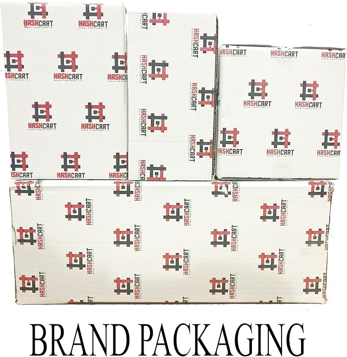 Wooden Printing Stamps Assorted Design - Handcarved Indian Textile Printing Blocks [ Pack of 37 Assorted Pc from 200 Design ] Wood Stamps for Tattoo Clay Pottery Cards Henna HASHCART®