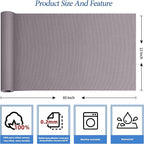 KING MOUNTAIN Canvas Iron on Patch,12"×60",Waterproof 100% Cotton Fabric Repair Patch,Used for Various Sofa,Tent,Clothes,Seats,Suitcases (Light Gray,Waterproof)