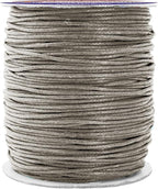 Mandala Crafts 1.5mm 109 Yards Taupe Cotton Waxed Cord for Jewelry Making Bracelet Cord Waxed String - Beading String Thread Jewelry Cords for Necklaces String