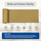 KING MOUNTAIN Linen Repair Patches, Self-Adhesive Linen Fabric Patches, 4 X 63 inch Extra Size, Multi Color, Can be Used for Linen Sofa Repair and Linen Clothes Repair (Yellow)