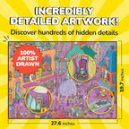 Odd Pieces Jigsaw Puzzles 1000 Pieces - Magic Mystery Story Secret Ending Puzzle - Perfect Game Night for Adults & Kids - Fantasy Sci-Fi City Theme (Shutterbug)