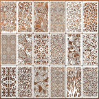 Floral Stencils for Crafts Reusable Damask Texture Stencils for Painting Background Stencil Drawing Templates for Wood Canvas Furniture Scrapbooking