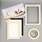11x14 Mat for 8.5x11 Photo - Precut Tan Picture Matboard for Frames 11 x 14 Inches - Bevel Cut Matte to Display Art 8.5 x 11 Inches - Acid Free Pack of 100 MATS with Backing Boards & Clear Bags