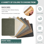 Azobur Couch Patch Repair Fabric,Microfiber Fabric, Self-Adhesive, for Sofa Repair and Upholstery, 2 Pieces, 9.5 x 11 inches (Olive Green)