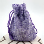Palmhomee Pack of 25 Burlap Gift Bags with Drawstring Linen Jewelry Pouches Wedding Hessian Jute Bags for Birthday Jewelry and Treat Pouches Party Wedding Favors Gift Art and DIY Craft (2.8x3.6
