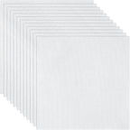 12 PCS Aida Cloth 14 Count White Cross Stitch Fabric for DIY Craft Embroidery, Handmade Needlework, Home Decoration (7.8 x 7.8 Inch)