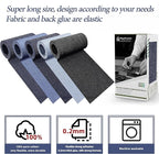 KING MOUNTAIN Iron-on Repair Patch,3"x60"100% Cotton Denim Iron-on Repair Patch, Jeans and Clothing Repair and Decoration Kit (Blue)