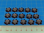 LITKO Flesh Wound Tokens Compatible with Warhammer: Kill Team, Translucent Red (15)