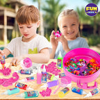 Unicorn Magic Grow Aqua Elves Kit, FunKidz Magical Water Elf Toys for Kids with 25 Colors Gel 16 Unicorn Molds to Make Over 100 Water Pets Crafts for Girls Boys Ages 3+