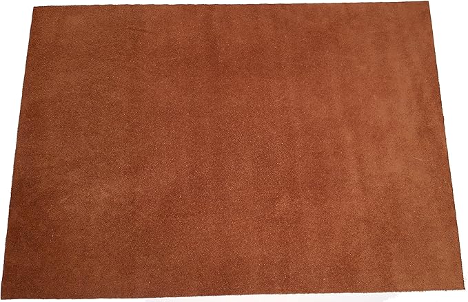 Premium Quality Suede Sheets 8.5"x12" with Super-Strong self-Adhesive Backing. Ideal for Making Peel-and-Stick (self-Stick, Stick-on) Soles for Dance Shoes, [SUEDE-DIY-r01].