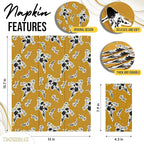 Trendables Floral Napkins for decoupage 100 Pcs 3 Ply floral paper napkins decorative Guest Towels Disposable Bathroom, Flower Design For Tea Party Decorations, Dinners & Weddings