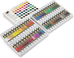 MyArtscape Acrylic Paint Set - 48 x 12ml Tubes - Lightfast - Heavy Body - Non Fading - Vibrant Colors - Artist Quality Painting Supplies - Professional Grade Paints