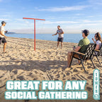 GoSports Tower 5 Giant Ring Swing Versus Game for Adults and Family - Hook and Ring Outdoor Yard Game