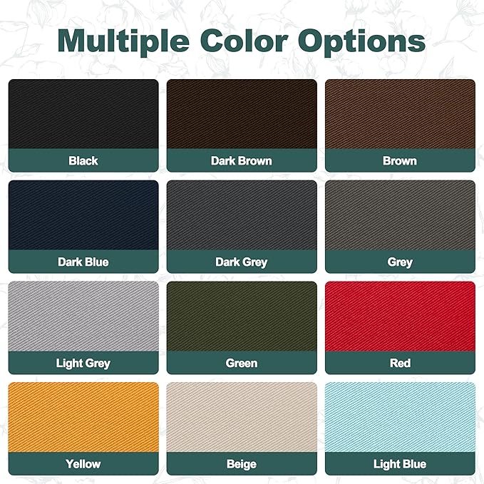 Iron on Patches for Clothes, 8 Pieces Patches for Cloth, 100% Cotton Fabric Patches for Clothing, Bag, Hat Repair, Clothing Repair Decorating Kit 3.7" by 4.9" (9.5 cm x 12.5 cm, Dark Grey)