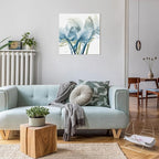 Empire Art Direct Frameless Free Floating Tempered Glass Panel Graphic Wall Art Ready to Hang, 24" x 24", Unfocused Beauty 3