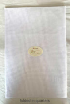 Aida Cloth 22 Count Cross Stitch Fabric,19×28inch (22CT,White)