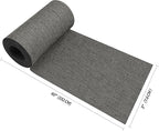 King Mountain Premium Linen Fabric Iron-on Repair Patch Kit, 3"x60" with Backing Glue, Decorative Patch for Inside & Outside Fabric Repair (Linen, Grey Coffee)
