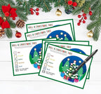 Roll A Christmas Tree Dice Game, Christmas Games for Families & Large Groups-25 Players, Xmas Party Games for Adults, Green Theme Winter Holiday Decorations White Elephant Gifts Ideas