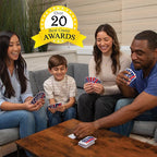 Quiddler Card Games for Kids - Playing Cards Word Games, Deck of Cards, Fun Family Games for Kids and Adults, Game Night, Travel Games, Multi-Player, Ages 8+