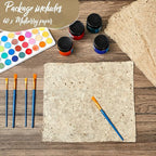 Henoyso 60 Pcs 16 x 12 Inches Mulberry Rice Paper, Handmade Decoupage Paper Sheets, Vintage Washi Carfts DIY Painting for Calligraphy Drawing Writing Scrapbooking Art Supplies