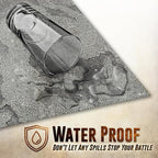 Battle Game Mat for DND - [48" x 72"] Wargaming Tabletop Map - Gaming Board for Warhammer 40k, Dungeons and Dragons, Wargame RPG - Vinyl Gaming Stone Terrain