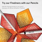 Winsor & Newton Studio Collection Artist Pencils, Sketching Pencils, Set of 5