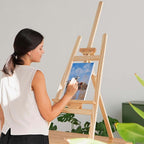 Elan Stretched Canvases 9x12 Inch, 6-Pack Blank Canvases for Painting 8 oz, Triple Primed Stretched Canvas for Painting, 9x12 Canvas Bulk