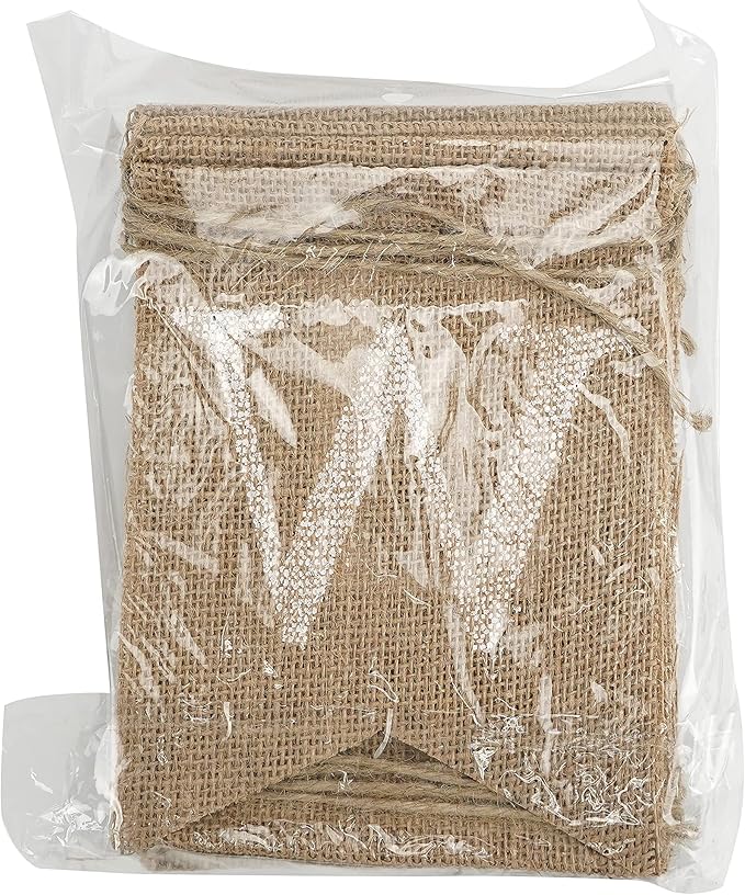 MEEDEE Welcome Baby Banner - It's A Boy Burlap Shower Decorations, Rustic Hanging Bunting for Safari Theme, 3 Pieces