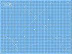 Elan Cutting Mat A2 Blue, Self Healing Cutting Mat 18x24 Inch, 5-Ply Craft Board Blue, Hobby Board for Crafts 18x24 Inch