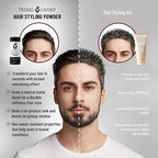 Tribal Chimp Hair Styling Powder, All-day Invisible Hold Hair Volumizer and Texture Powder for Men and Women, Styling Powder with Matte Finish - 6-Piece Set, 10g