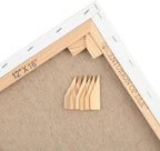 Centurion Deluxe Professional Oil Primed Linen Stretched Canvas, 11oz Linen, 5x7 - Box of 6, 0.67" Deep Canvases, Kiln-Dried Stretchers, Back Stapled, Premium Medium Weight Canvas for Oil Paintings
