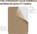 Azobur Repair Patch, 6 Piece Microfiber Patches, Self Adhesive Fabric Sofa Patch Repair Fabric, Luxurious Look, Quick Fix Sofa.(Khaki)