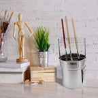 US Art Supply Deluxe Brush Cleaner-Brush Washer with Wash Tank