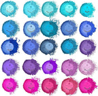 BALTIC DAY - Mica Powder, 100 Colors - Mica Powder for Epoxy Resin - Epoxy Resin Color Pigment Powder - Pigments for Soap Making, Candle, Slime, Lip Gloss, Nails, Paint, Acrylics