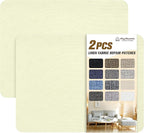 Fine Linen Repair Patches - Self-Adhesive Fabric Patches, 8x11 inch, 2 PCS, Multi Color, for Sofa and Clothes Repair