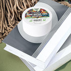 Book Repair Tape - Self Adhesive Matte Book Binding Tape for Reinforcing Protecting, and Covering Mending Books Old Books - 2 Inch Wide x 50 FT Long, White
