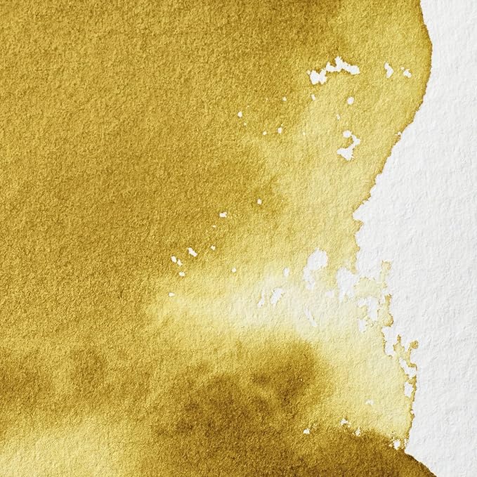 Winsor & Newton Professional Water Colour Paint, Half Pan, Green Gold