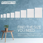 FIXSMITH Canvas Boards for Painting 3x5 Inch, Super Value 24 Pack Mini Canvases, White Blank Canvas Panels, 100% Cotton Primed, Painting Art Supplies