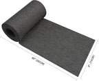 King Mountain Premium Linen Fabric Iron-on Repair Patch, Inside&Outside Fabric Repair Patch, 3"x60" with Backing Glue Linen Repair Decorative Patch kit (Linen-3"x60", Dark Grey)