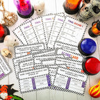 Halloween Party Friendly Feud Game with 2 Answer Buzzers, Team Building Feud Cards for Holiday Game Night Fun Trivia Quiz for Groups Office Class