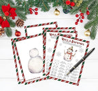 Roll A Snowman Game, Christmas Dice Games for Families & Large Groups-25 Players, Christmas Party Games for Adults, Red and Green Theme Winter Holiday Decorations White Elephant Gifts Ideas