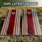 4×2FT Cornhole Board Set,Wooden Corn Hole Games for Adults Bean Bag Toss Game Set, with Corn Hole Bags Set 8,2 Cornhole Boards and a Carrying Case for Wedding/Party/Outdoor/Hiking/Yard