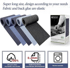 KING MOUNTAIN Iron-on Repair Patch,3"x60"100% Cotton Denim Iron-on Repair Patch, Jeans and Clothing Repair and Decoration Kit (Dark Blue)