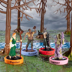 Flexible Condition Rings Status Effect Markers (120 Rings for Standard & Large)- 24 Different Conditions DND Flexible Design- Easy Affix Base Slides Under Figure- Compatible w Pathfinder & RPG Games
