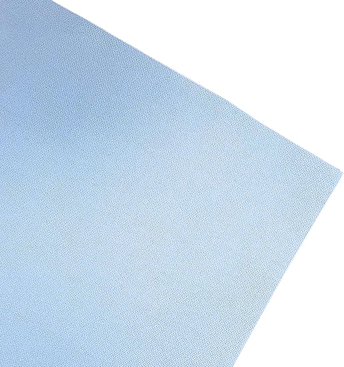 2 Sheets of Light Blue 14 Count Aida Cloth – 21 x 21 Inch Pre-Cut Fabric Squares – Cross Stitch Fabric – 100% Cotton – Ideal for Needlework & Embroidery – The Knotty Unicorn