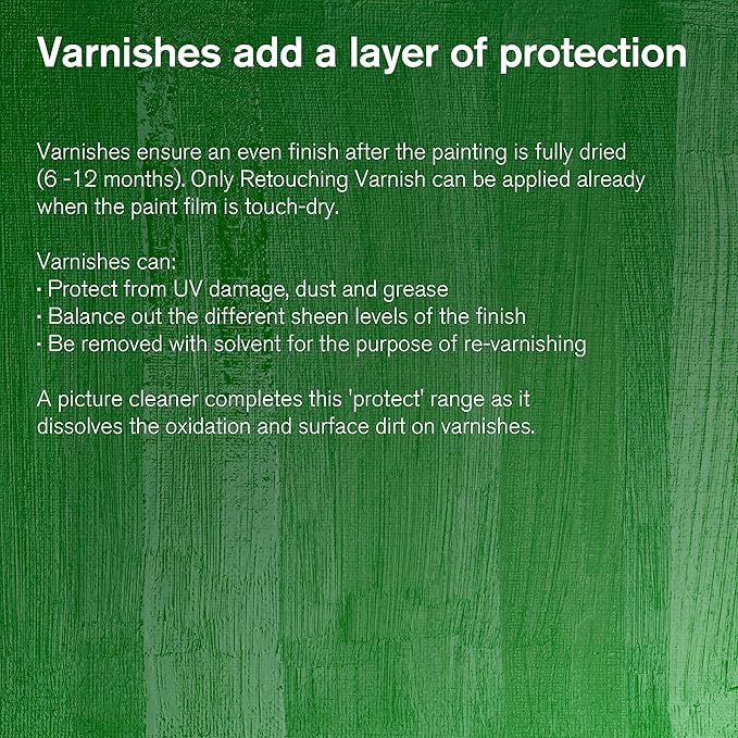 Winsor & Newton Professional Artists' Satin Varnish, 250ml (8.4oz) Bottle